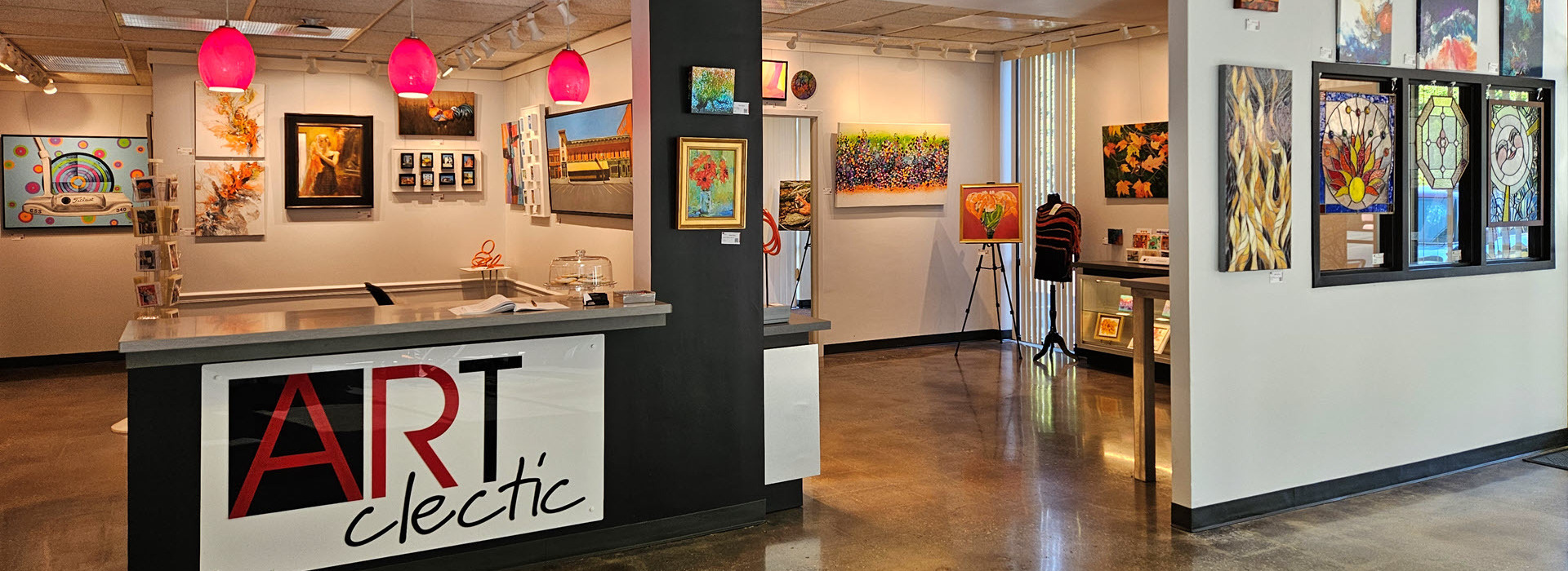 ARTclectic Fine Art Gallery Interior View